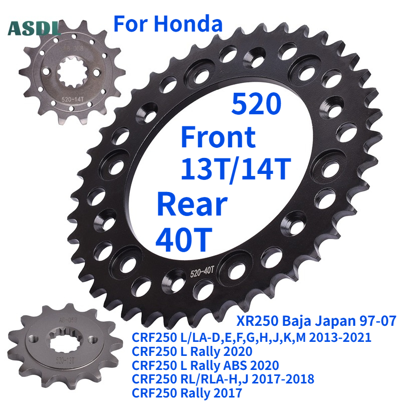 Motorcycle Gear Japan - 520 13T 14T Motosiklet Ön Arka