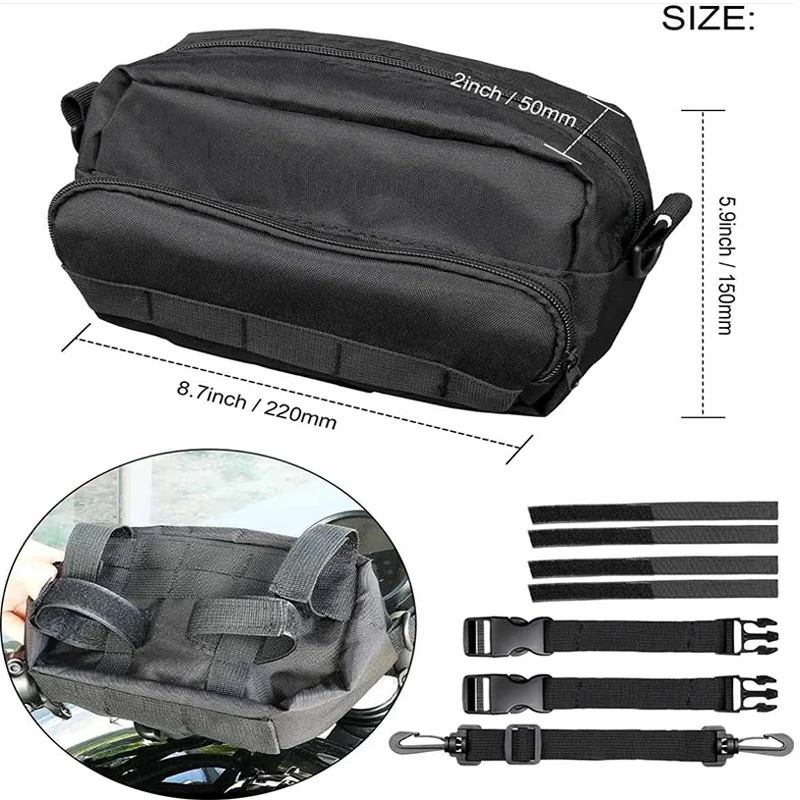 Motorcycle Gear Backpack - Motosiklet ön saklama çantası gidon çantası