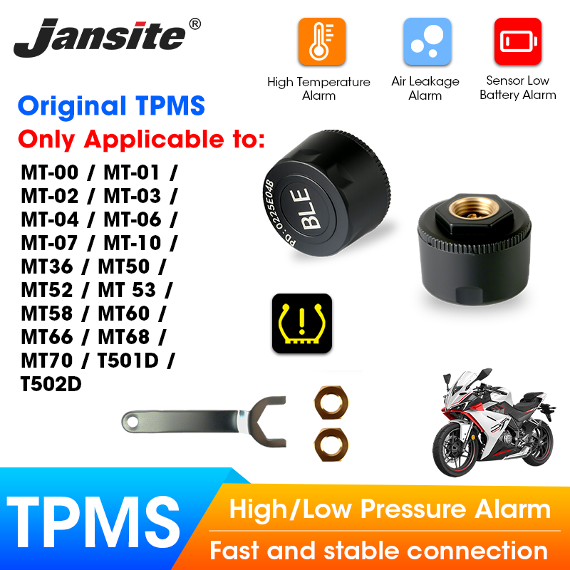 Tyre Pressure Gauge - Jansite Motosikletler TPMS Özel Model İçin