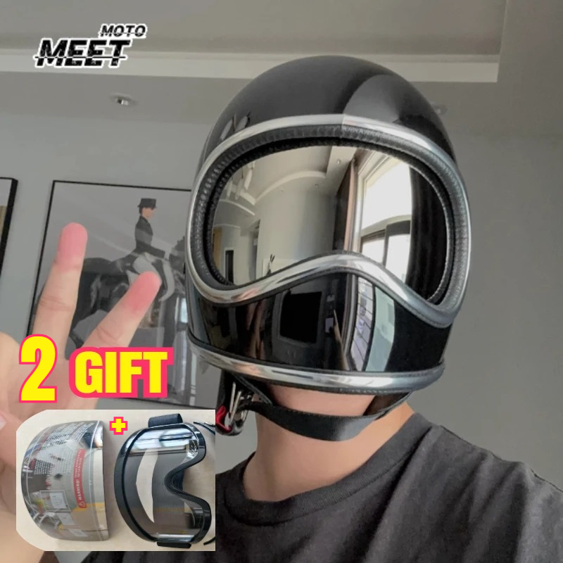 Motorcycle Gear Japan - SICAK Motosiklet Kaskı Fiberglas Kabuklu Moto
