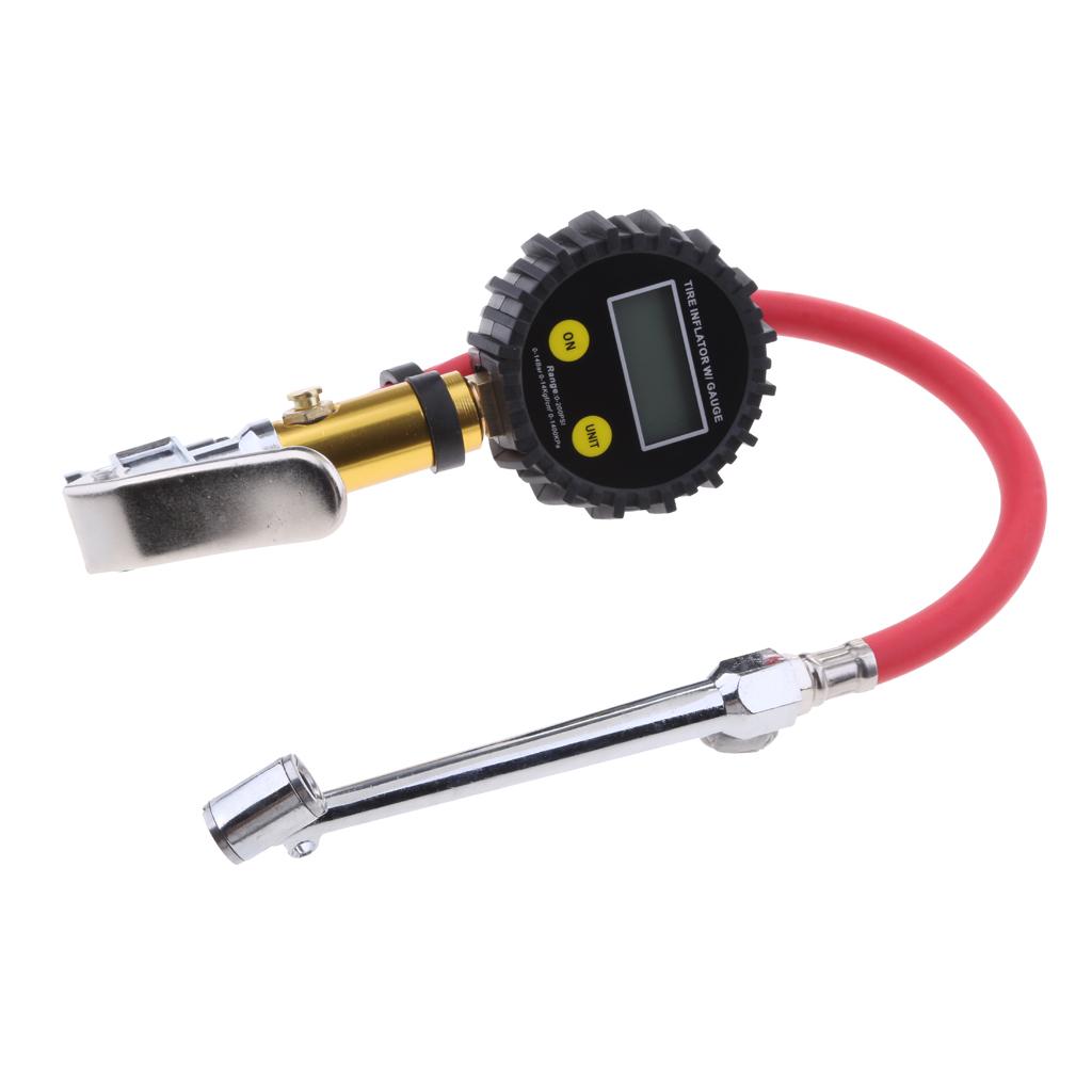Tyre Pressure Gauge - LCD Ekranlı Dijital Lastik Şişirme Cihazı,