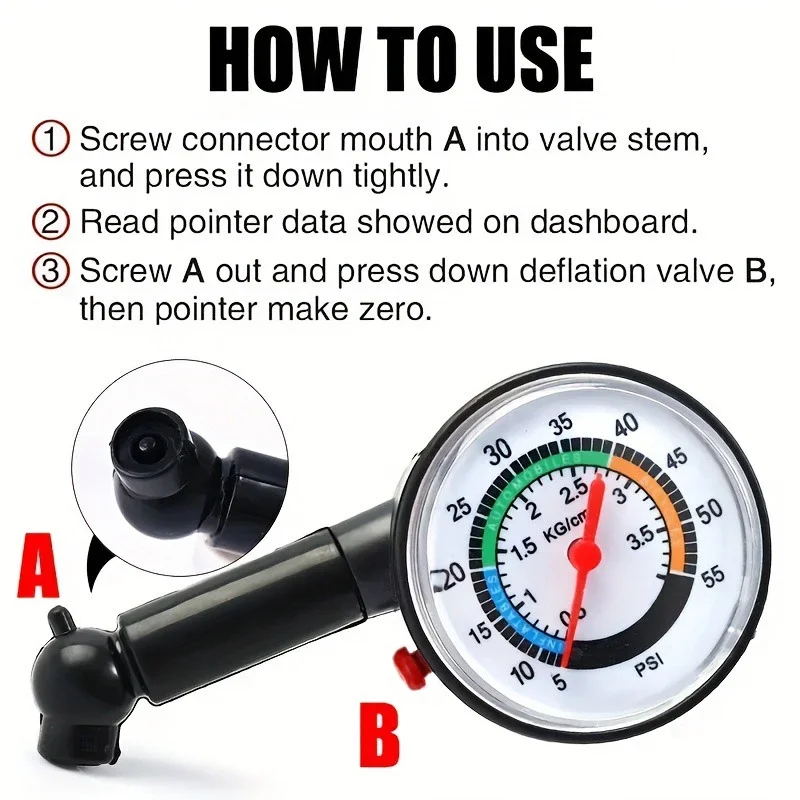 Yüksek Hassasiyetli Araba Last - Tyre Pressure Gauge incelemesi ve fiyatı