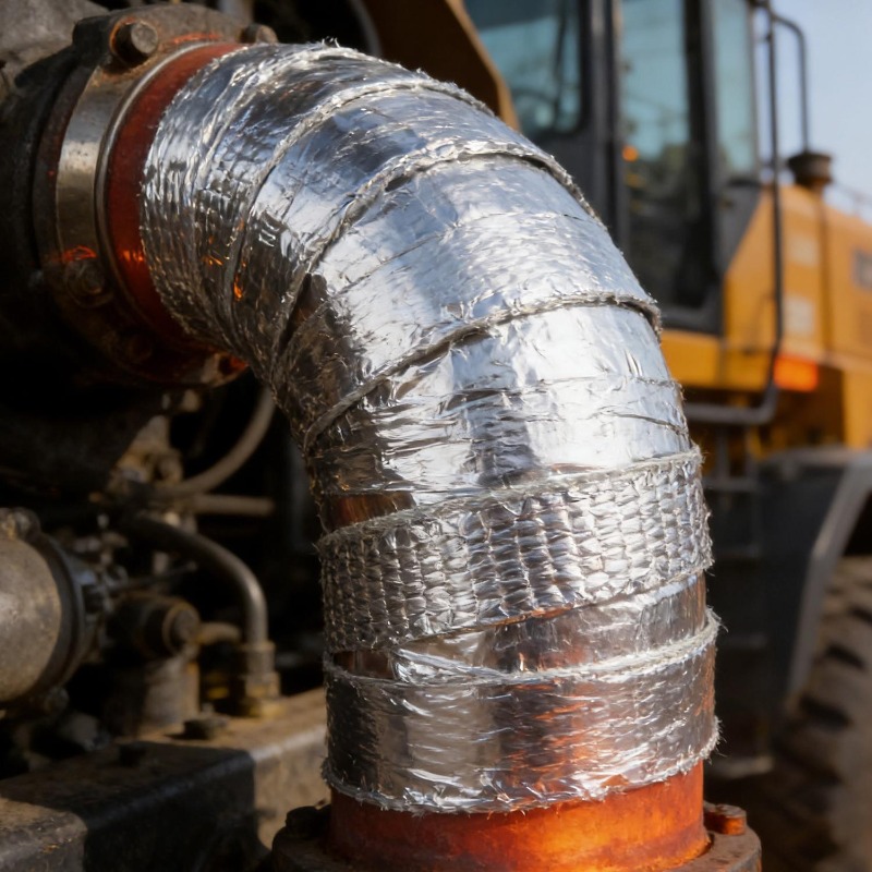 Araba Egzoz Borusu Yalıtım Ban - Exhaust Wrap Titanium incelemesi ve fiyatı