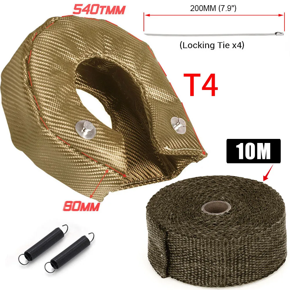 T25 T3 T4 T6 Araba Titanyum Tu - Exhaust Wrap Titanium incelemesi ve fiyatı