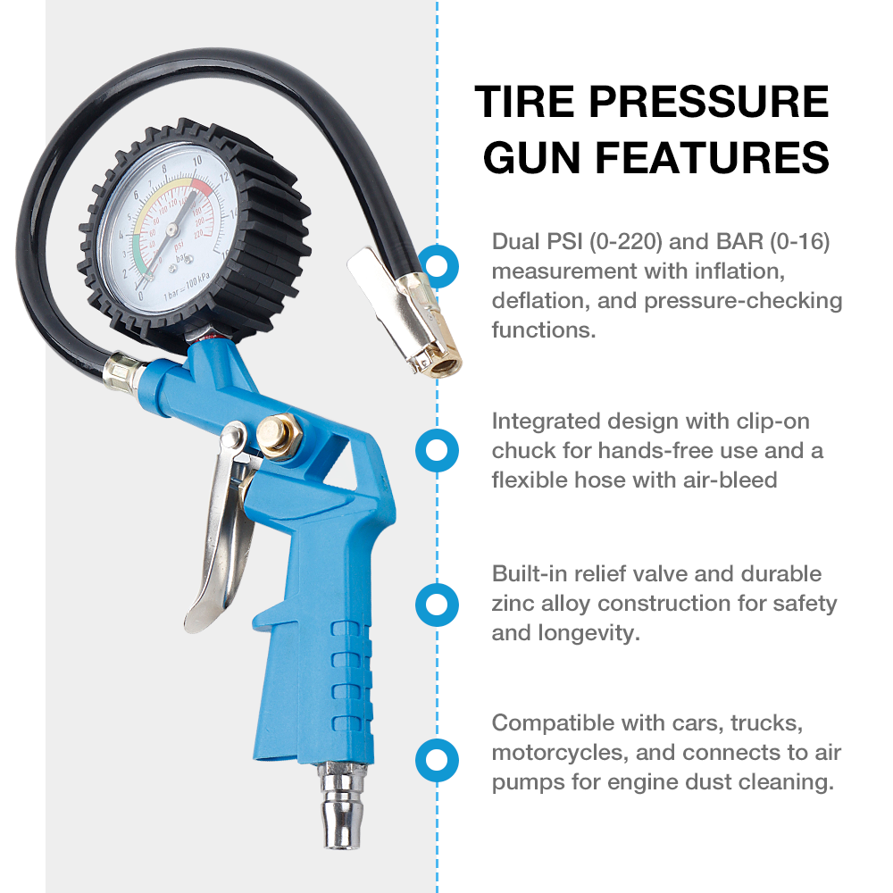 AB/JP Arayüzlü Lastik Basınç Ö - Tyre Pressure Gauge incelemesi ve fiyatı