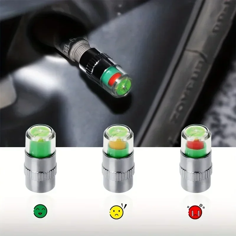 4/8 adet araba lastik valf kap - Tyre Pressure Gauge incelemesi ve fiyatı