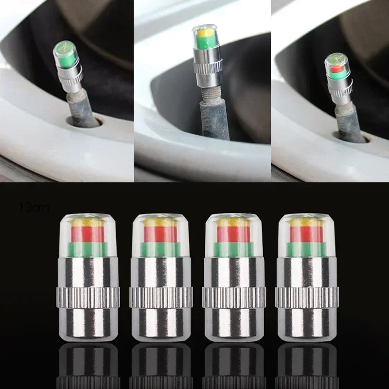 4/8 adet araba lastik valf kap - Tyre Pressure Gauge incelemesi ve fiyatı