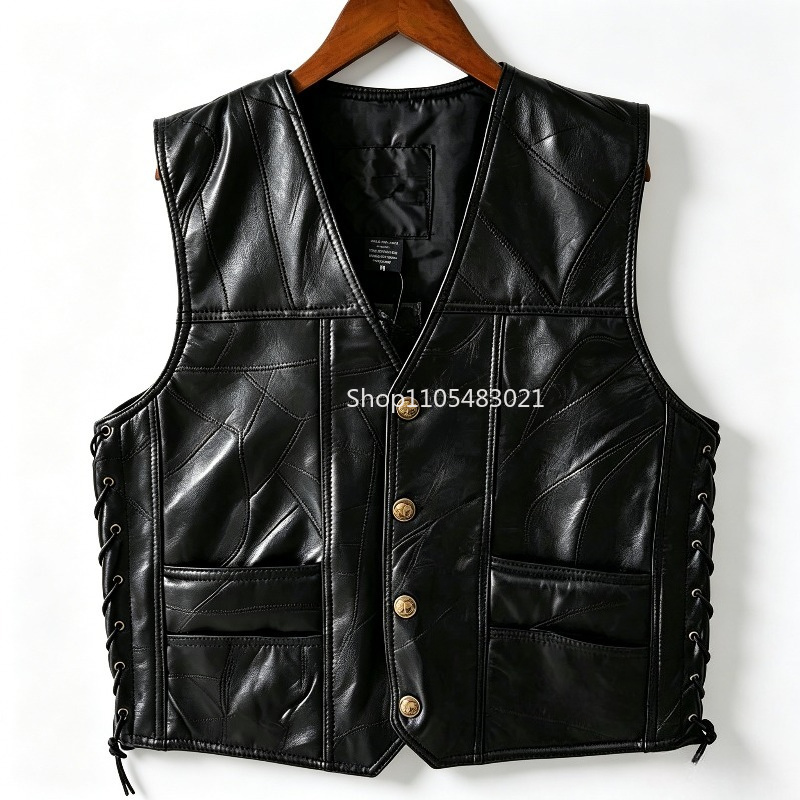 Erkek Siyah Patchwork Deri Bik - Motorcycle Gear Jacket incelemesi ve fiyatı