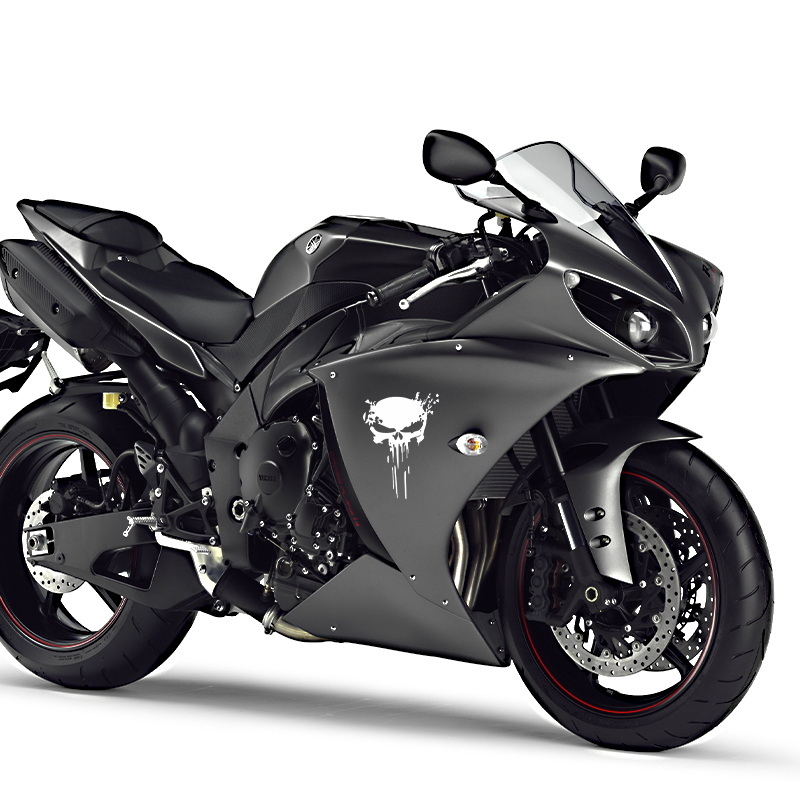 Motosiklet çıkartmalar kafatas - Motorcycle Gear Protection incelemesi ve fiyatı